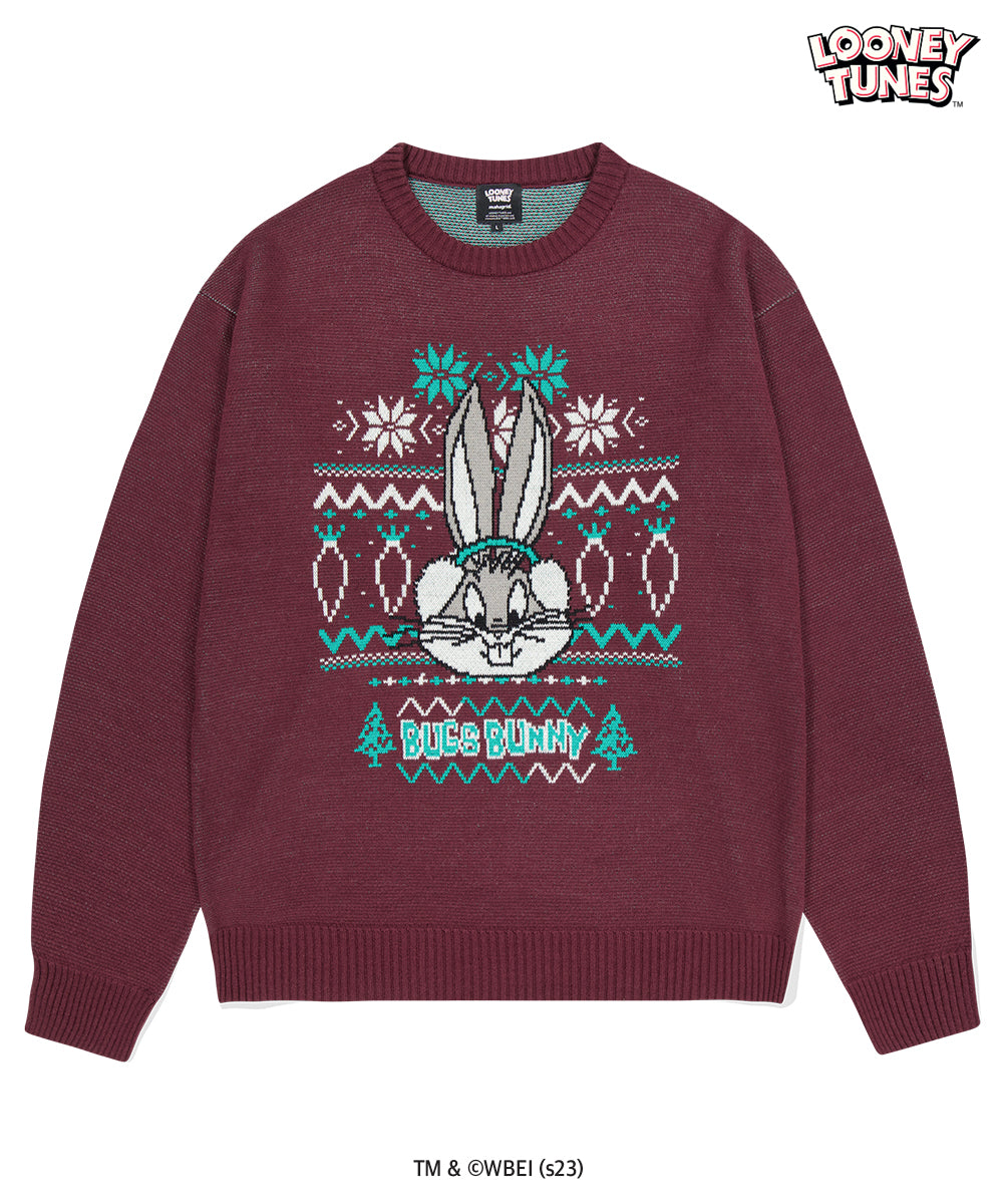 Mahagrid Winter Bunny Knit Sweater