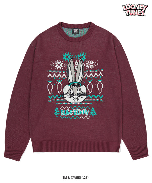Mahagrid Winter Bunny Knit Sweater