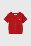 General Idea WOMAN Airy V-Neck Cable Cardigan