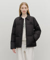 Marithé François Girbaud Classic Logo Collar Down Jacket Black