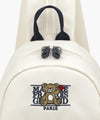 Marithé François Girbaud Kids Bear Classic Logo 2-Way Sling Bag Ivory