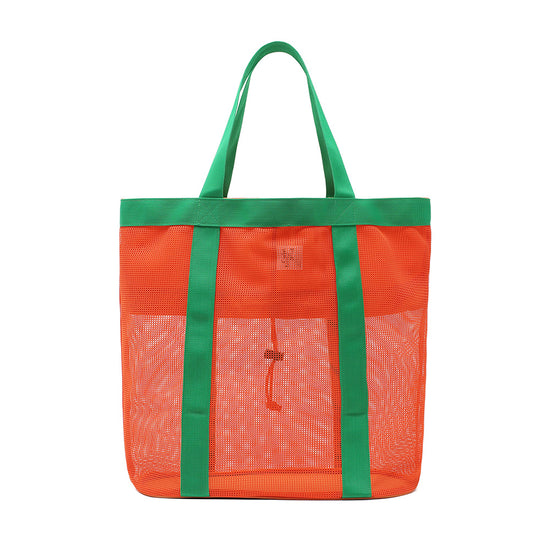 Cavish Mesh Beach Shoulder Bag [Orange]