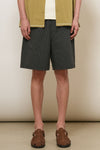 General Idea MAN Seersucker Check Half Banding Pants
