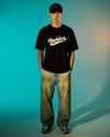 ADLV Baseball Applique Short Sleeve T-Shirt
