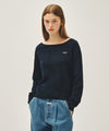 Marithé François Girbaud W BOAT NECK KNIT PULLOVER