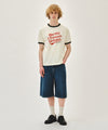 Marithé François Girbaud VINTAGE LOGO RINGER TEE