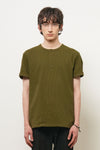 General Idea MAN Waffle Henley Neck Short Sleeve T-Shirt