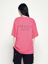 ADLV Border Line Basic Logo Short Sleeve T-Shirt
