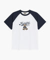 Marithé François Girbaud [REGEN] DOODLE GRAPHIC RAGLAN TEE