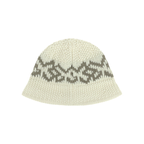 Mahagrid M Logo Knit Bucket Hat