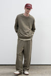 General Idea UNISEX Cotton Logo Loose Fit Sweatshirt Set
