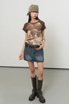 General Idea WOMAN Sleeping Pet Lingerie Tee