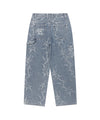 Cavish Printed Carpenter Denim Pants