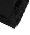 Nice Ghost Club Fur Yeti Zip-Up Hoodie [Black]