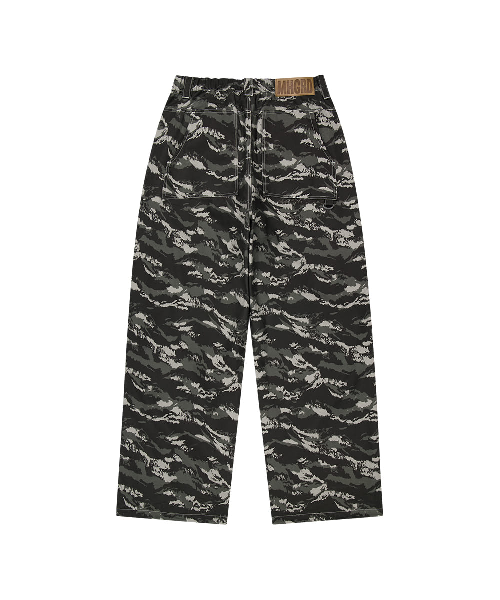 Mahagrid Tiger Camo Wide Pants [Khaki]