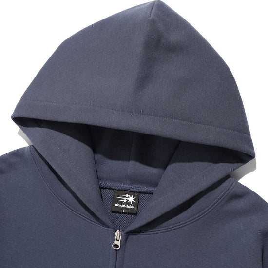Nice Ghost Club Ghost 3 Star Hoodie Zip Up [Navy]