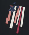 Mahagrid Flag Applique Ringer Tee