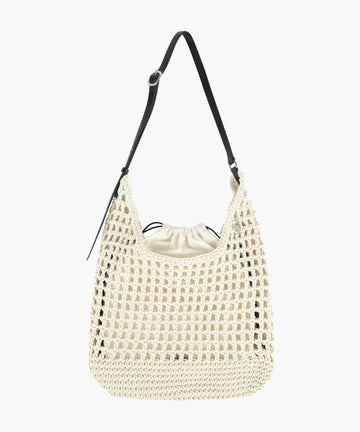 Marithé François Girbaud MACRAME HOBO BAG