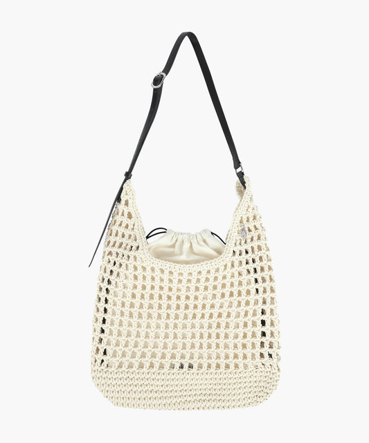 Marithé François Girbaud MACRAME HOBO BAG