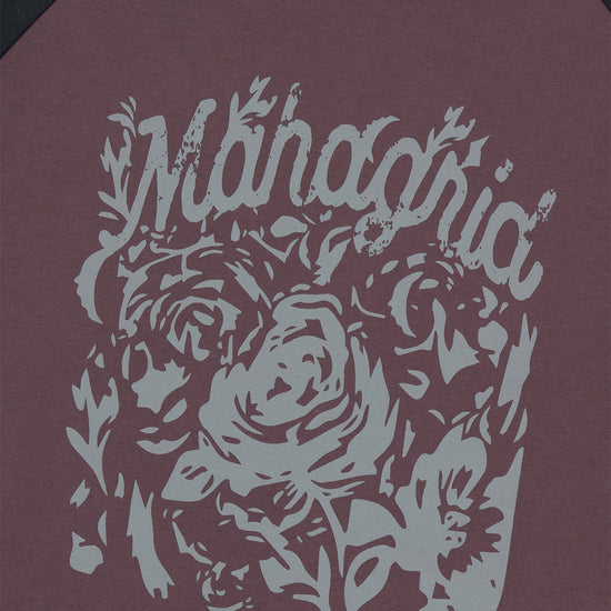 Mahagrid Rose Raglan Tee