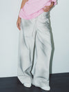 ADLV Women's Dirty Washed Wide Denim Pants