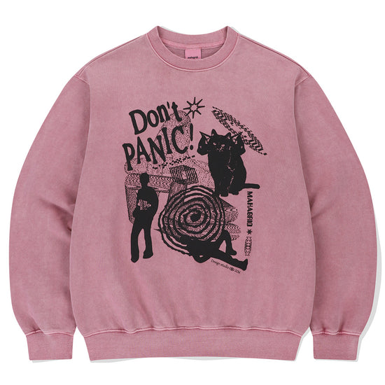 Mahagrid Don't Panic Pigment Sweatshirt