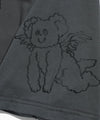 Nice Ghost Club Heavenly Bear Angel Big Big Tee [Charcoal]