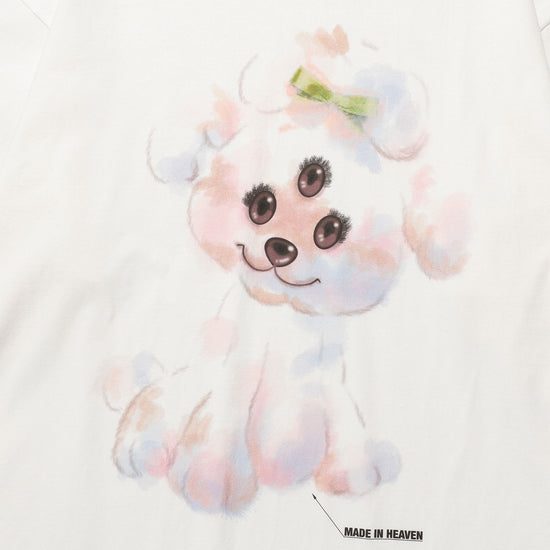 Nice Ghost Club Three Eyes Dog Big Big Long Sleeve Tee