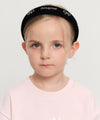 Marithé François Girbaud Kids Cubic Ribbon Velvet Hair Band in Black