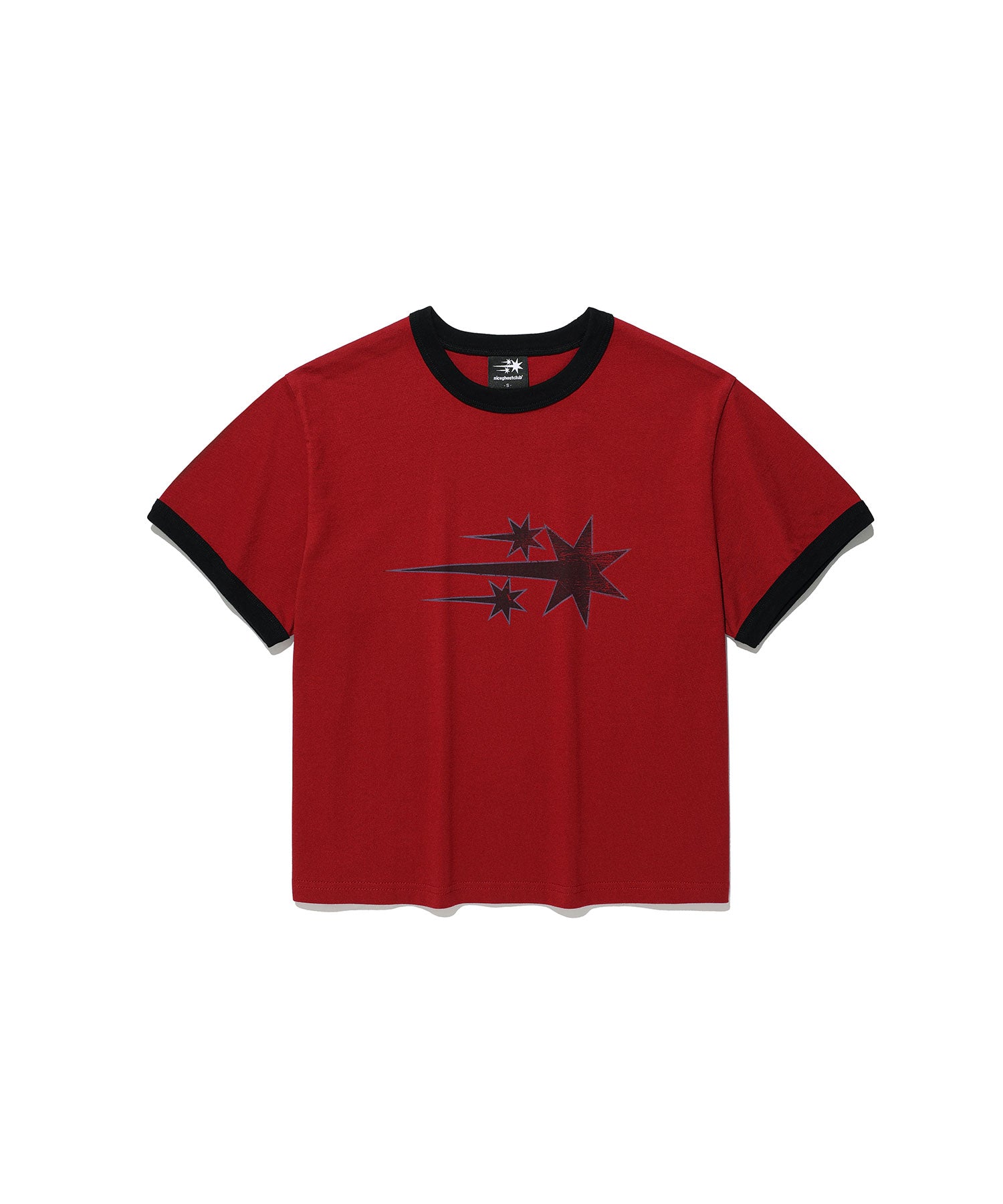 Nice Ghost Club Vintage 3 Star Basic Ringer Tee