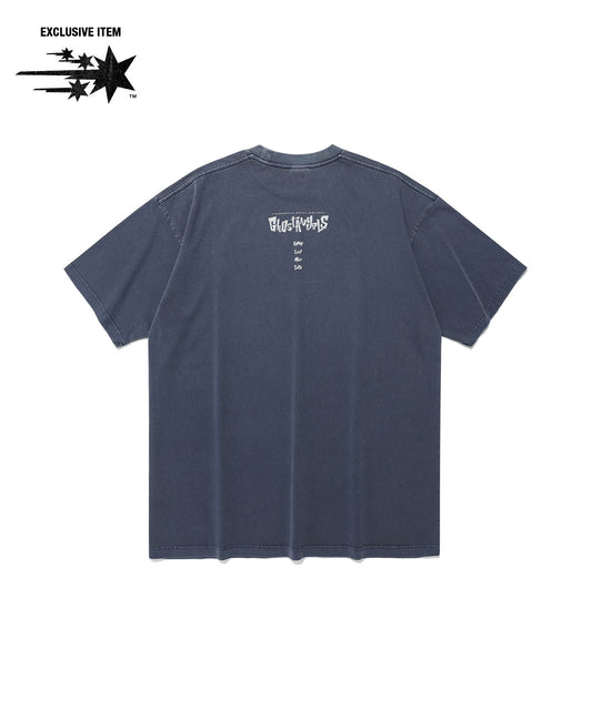 Nice Ghost Club Ghost Angels Scene Pigment Big Tee Navy