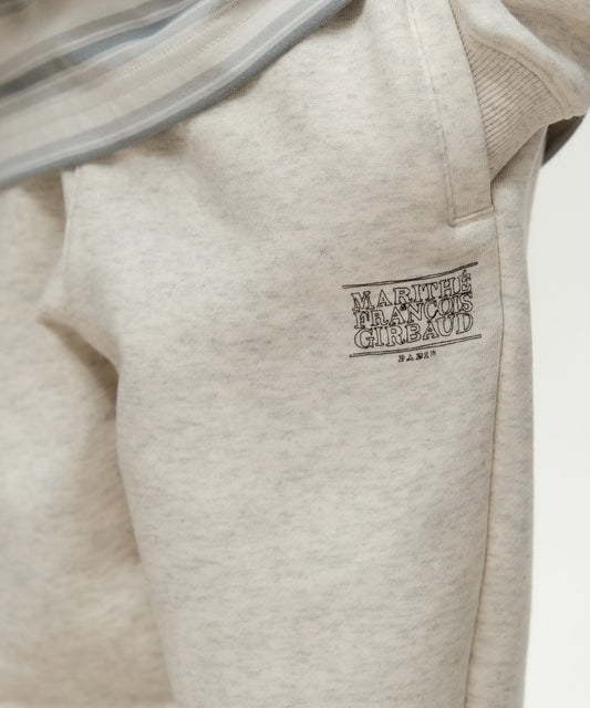 Marithé François Girbaud Kids Doodle Classic Logo Sweatpants (Brushed) Oatmeal