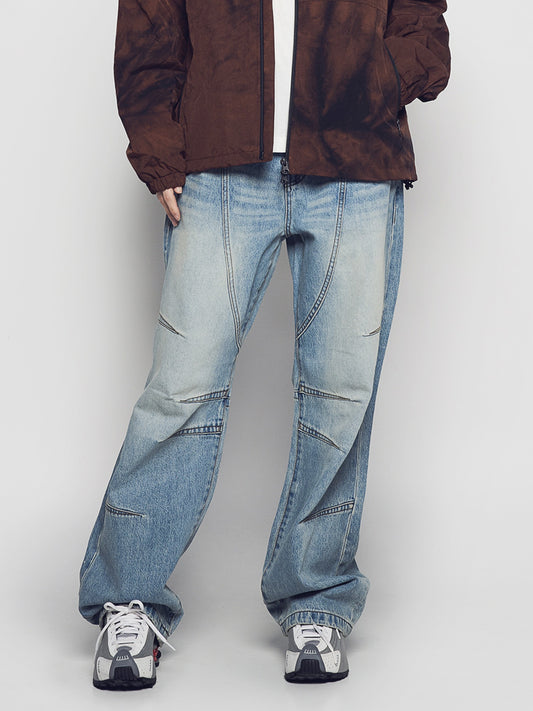ADLV Studded Balloon Fit Denim Pants