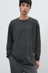 General Idea MAN Heat Jet Crew Neck T-Shirt [CHARCOAL]