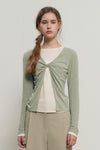 General Idea WOMAN Layered Twist T-Shirt