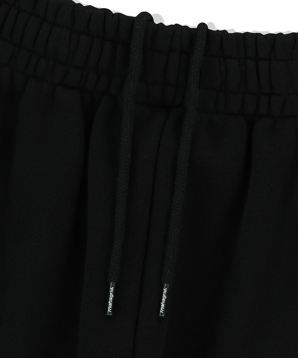 Mahagrid mah CUT OFF APPLIQUE SWEATPANT
