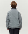 Marithé François Girbaud KIDS CLASSIC LOGO LIGHT WEIGHT FLEECE JACKET IVORY
