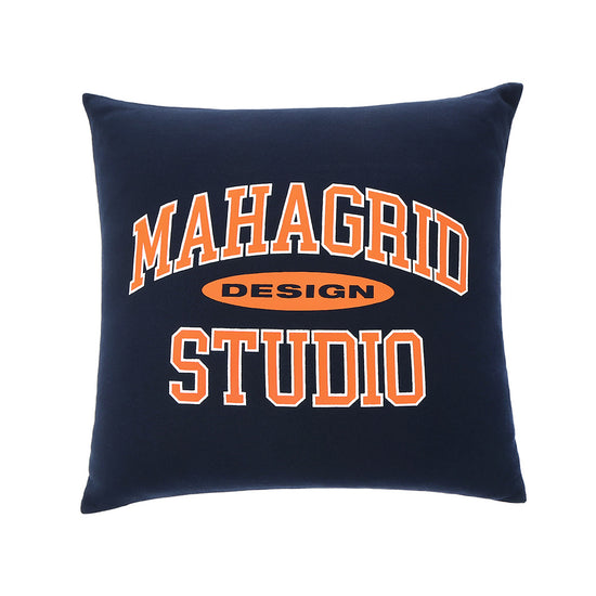 Mahagrid College Logo Pillow Navy
