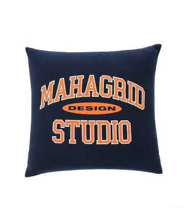 Mahagrid College Logo Pillow Navy