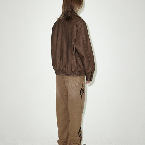 Mahagrid ORTEGA DENIM PANT [BROWN]