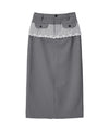 Bitter Cells Ada Lace Long Skirt