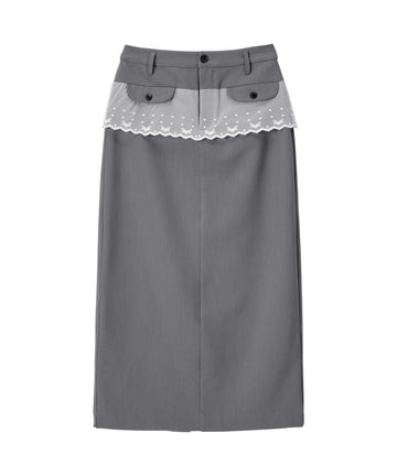 Bitter Cells Ada Lace Long Skirt