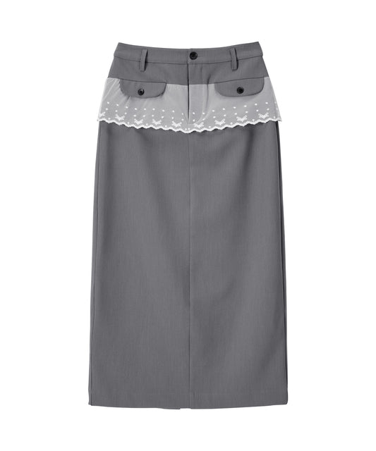 Bitter Cells Ada Lace Long Skirt