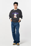 General Idea UNISEX KITTEN OVERSIZED FLEECE SWEATSHIRT