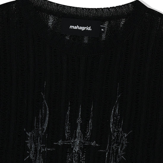 Mahagrid Tattoo Crochet Knit