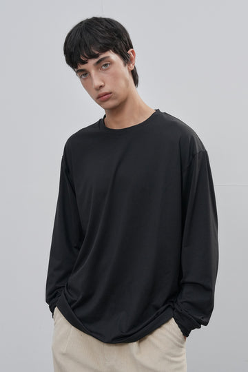 General Idea MAN Heat Jet Crewneck T-Shirt [BLACK]