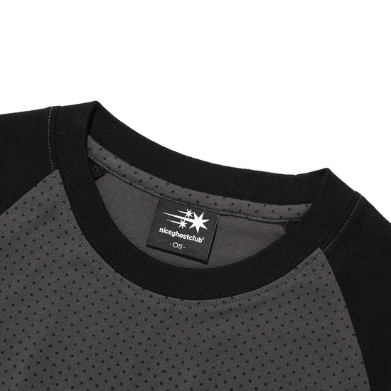 Nice Ghost Club 3 Star Dot Raglan Crop Tee