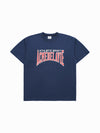 ADLV Varsity Logo Embossing Printing Short Sleeve T-Shirt