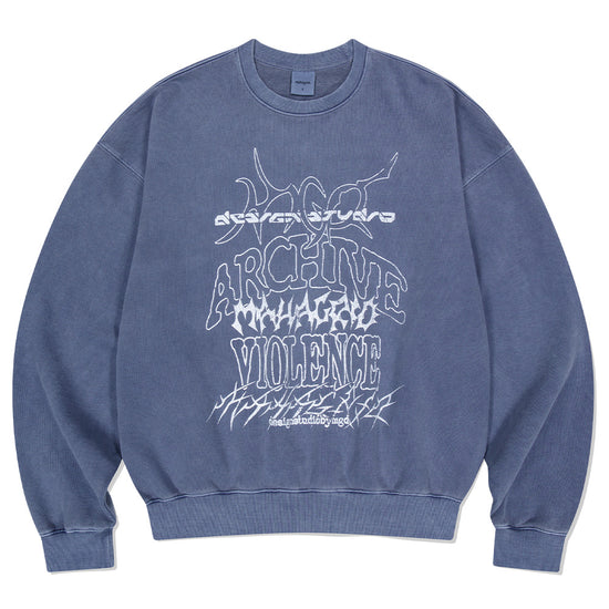 Mahagrid Multi-Logo Pigment Sweatshirt
