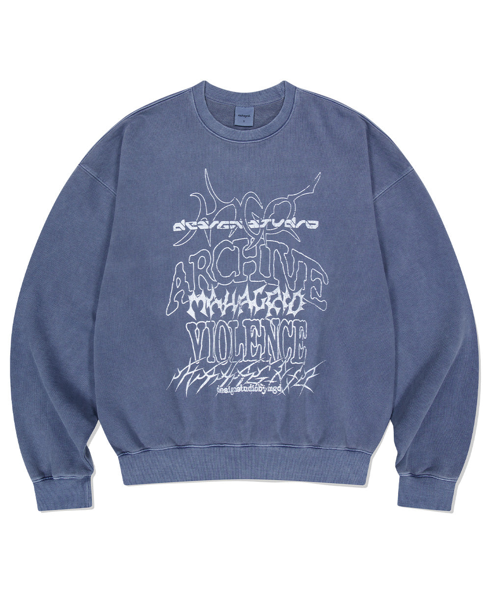 Mahagrid Multi-Logo Pigment Sweatshirt
